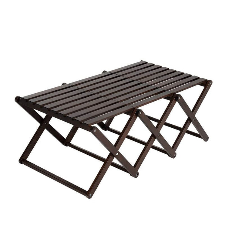 MOBI GARDEN YunMeng Folding Table Outdoor Furniture Mobi Garden Brown  