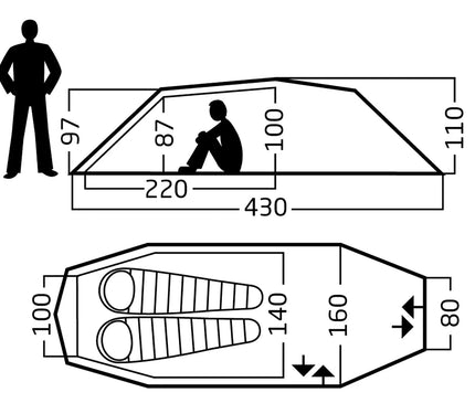 NORDISK Oppland 2 PU 2.0 TENT Nordisk 