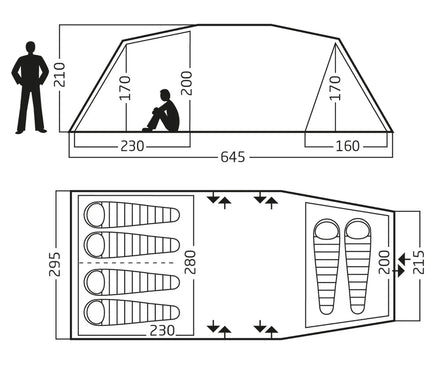 NORDISK Reisa 6 PU tent TENT Nordisk 