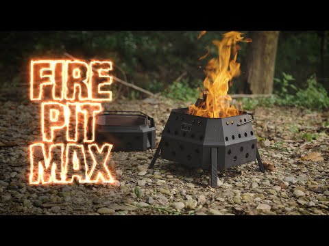 CARGO CONTAINER Fire Pit MAX – Heavy‑Duty Stainless Steel Camping