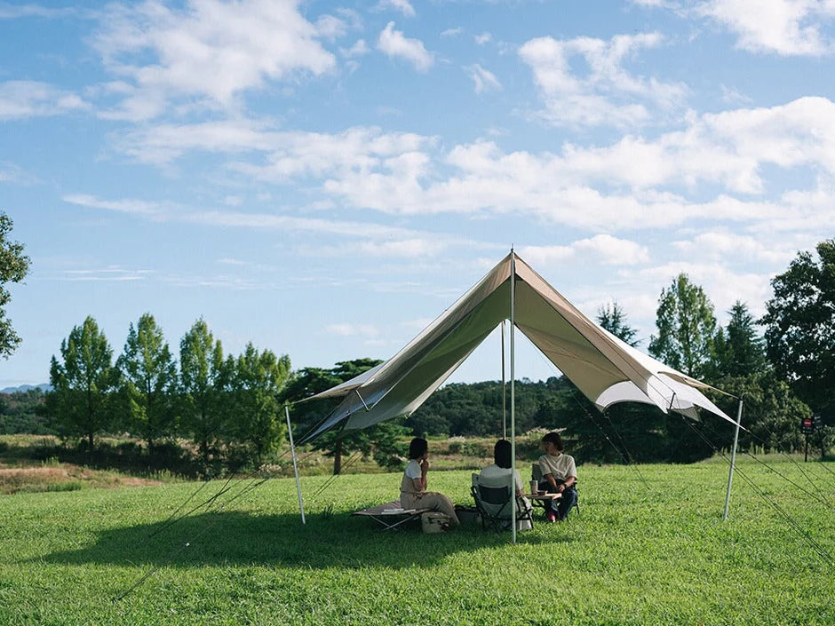 Snow Peak campsite shelter