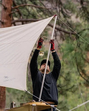 SNOW PEAK Alpha Breeze & Takibi Tarp Hexa Set Tarp Fast Bundle 