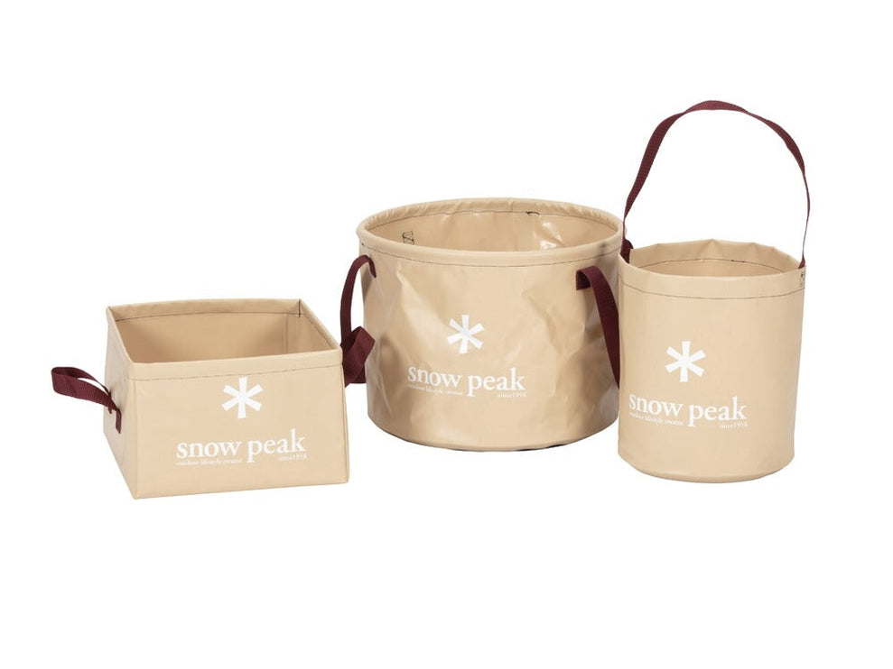 SNOW PEAK Camping bucket Storage Snow Peak 