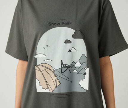 SNOW PEAK Camping Graphic T-Shirt T-shirt Snow Peak 