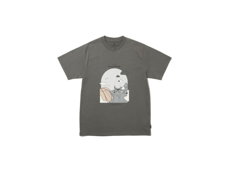 SNOW PEAK Camping Graphic T-Shirt T-shirt Snow Peak Small Gray 