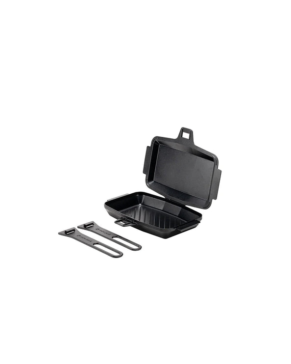 SNOW PEAK Cast Iron Sandwich Skillet Cookware Snow Peak