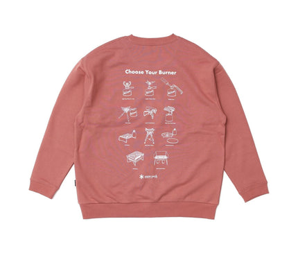 SNOW PEAK Choose Your Burner Sweatshirt [SNOW PEAK FESTIVAL 2026 Autumn] dry bag Snow Peak Pink Small 