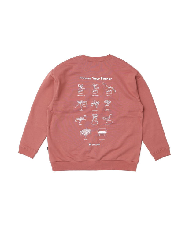SNOW PEAK Choose Your Burner Sweatshirt [SNOW PEAK FESTIVAL 2026 Autumn] dry bag Snow Peak Pink Small 
