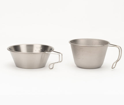 SNOW PEAK Deep Titanium Backpacker's Cup with Lid Tableware Snow Peak 