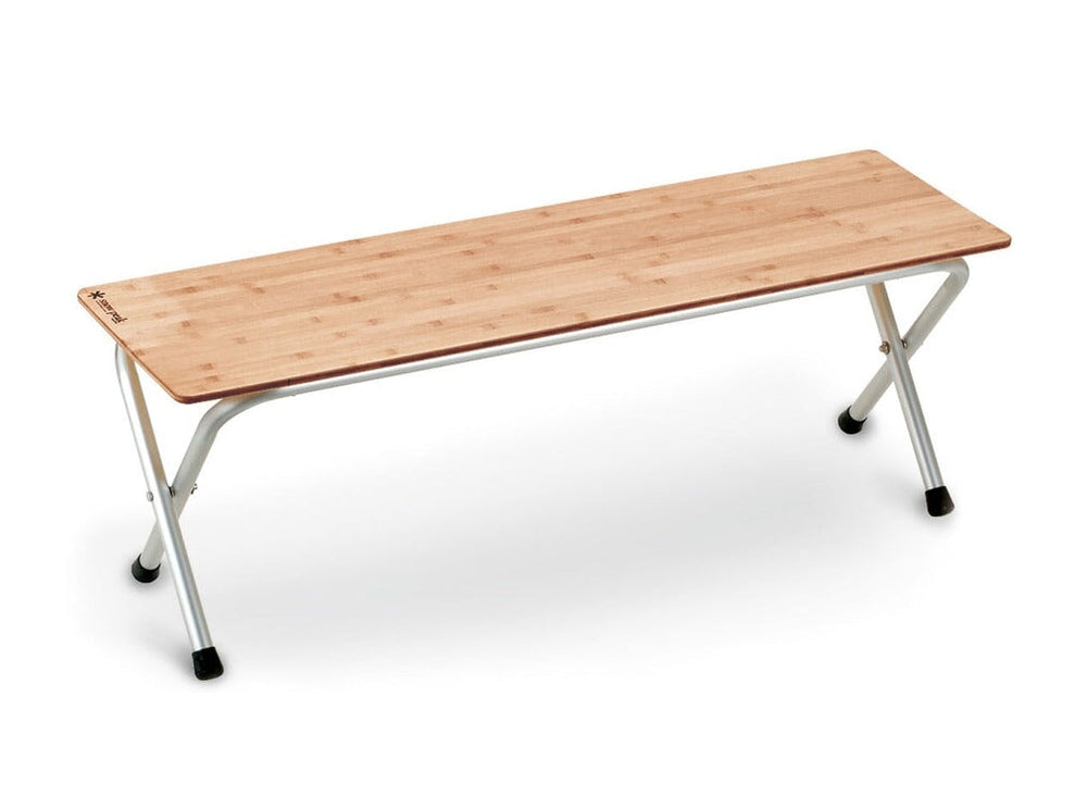 SNOW PEAK Folding Shelf Long Bamboo Top Outdoor Furniture Snow Peak 