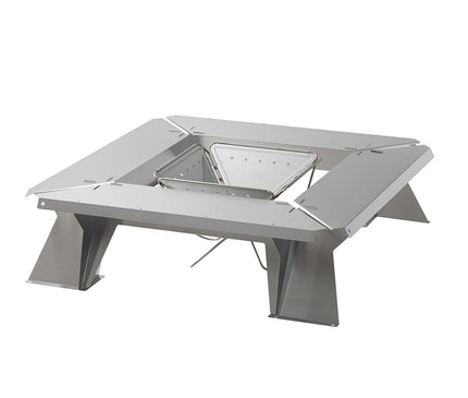 SNOW PEAK Garden Fire Pit Table Extra Large Outdoor Furniture Snow Peak 