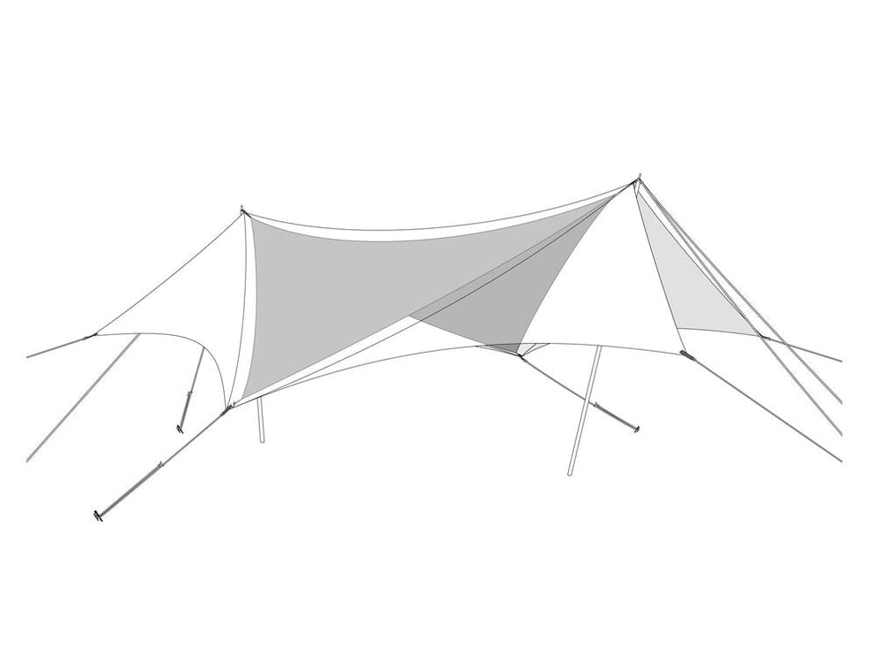 SNOW PEAK HD Tarp Hexa Evo Pro tarp Snow Peak TAKIB Inner Roof 