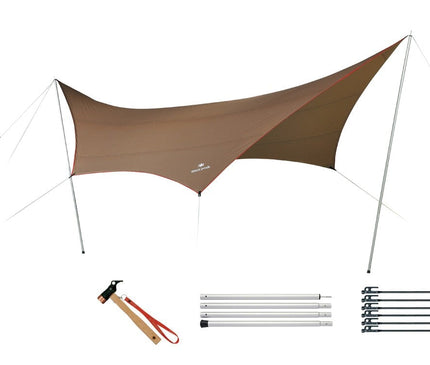 SNOW PEAK HD Tarp "Shield" Hexa (M) Pro Set tarp Snow Peak 