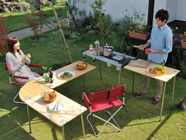 SNOW PEAK IGT Bamboo Extension Table Long IGT Snow Peak
