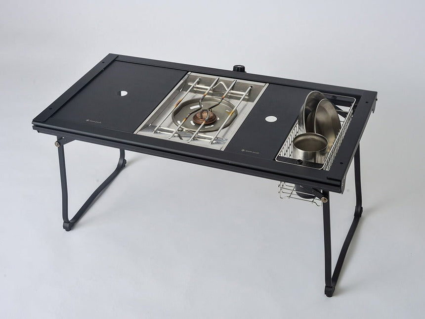 SNOW PEAK IGT Stainless Tray Black (0.5 Unit) IGT Snow Peak 