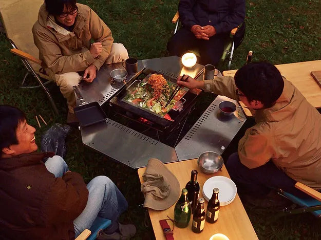SNOW PEAK Jikaro Fire Ring Table Outdoor Furniture Snow Peak