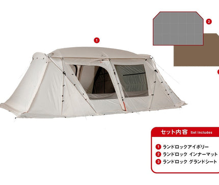 SNOW PEAK Land Lock Ivory Package TENT Snow Peak 
