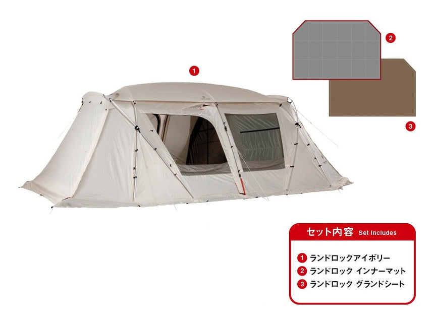SNOW PEAK Land Lock Ivory Package TENT Snow Peak 