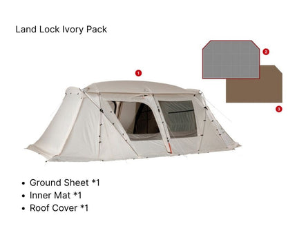 SNOW PEAK Land Lock Ivory Package TENT Snow Peak 