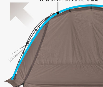 SNOW PEAK Land Lock MFS (Will release in Mid 2026) Tent Snow Peak 