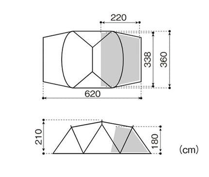 SNOW PEAK Land Nest Shelter TENT Snow Peak 