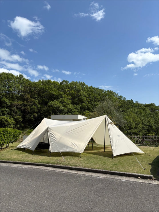 SNOW PEAK Land Station L Ivory tarp Snow Peak