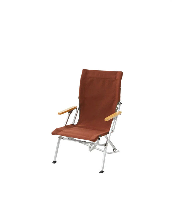 SNOW PEAK Low Beach Chair Camping Chair Snow Peak Brown 