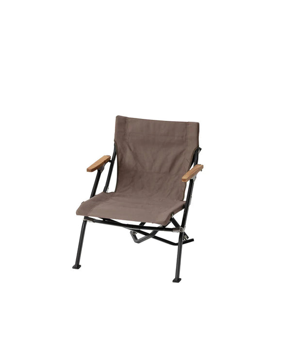 SNOW PEAK Luxury Low Beach Chair Outdoor Furniture Snow Peak Grey
