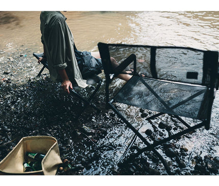 SNOW PEAK Mesh Folding Bench Camping Chair Snow Peak 