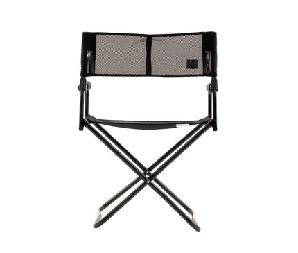SNOW PEAK Mesh Folding Chair Black Camping Chair Snow Peak 