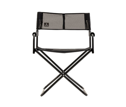 SNOW PEAK Mesh Folding Chair Black Camping Chair Snow Peak 