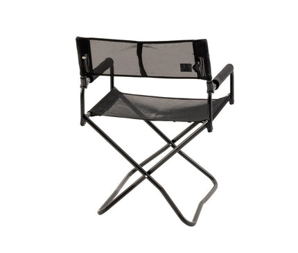 SNOW PEAK Mesh Folding Chair Black Camping Chair Snow Peak 