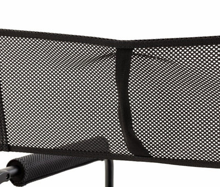 SNOW PEAK Mesh Folding Chair Black Camping Chair Snow Peak 