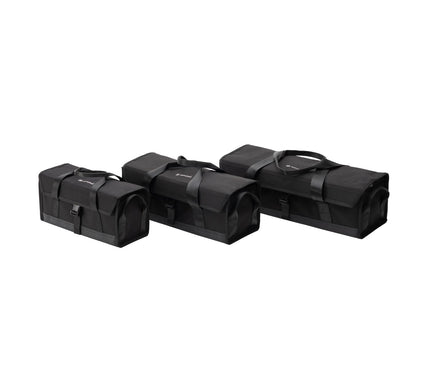 Snow Peak Multi Container S, M and L – all three sizes arranged side by side, closed