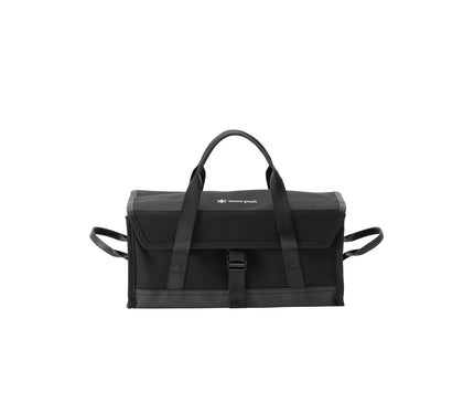 Snow Peak Multi Container S – closed straight-on front view with carrying handles raised