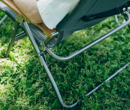 SNOW PEAK Reclining chair wide Outdoor Furniture Snow Peak 