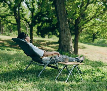 SNOW PEAK Reclining chair wide Outdoor Furniture Snow Peak 