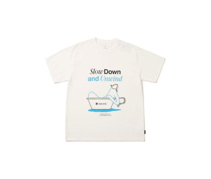 SNOW PEAK Relaxation T-Shirt T-shirt Snow Peak Small White 