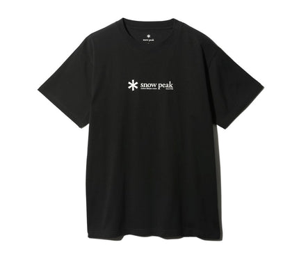 SNOW PEAK Short Sleeve T-Shirt T-shirt Snow Peak Black Small 