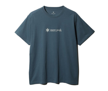 SNOW PEAK Short Sleeve T-Shirt T-shirt Snow Peak Slateblue Small 