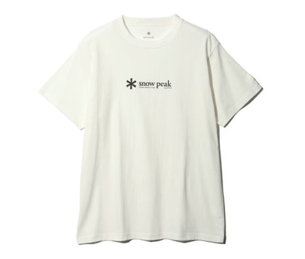 SNOW PEAK Short Sleeve T-Shirt T-shirt Snow Peak White Small 