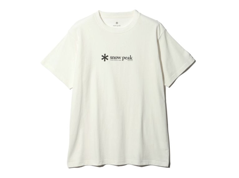 SNOW PEAK Short Sleeve T-Shirt T-shirt Snow Peak White Small 
