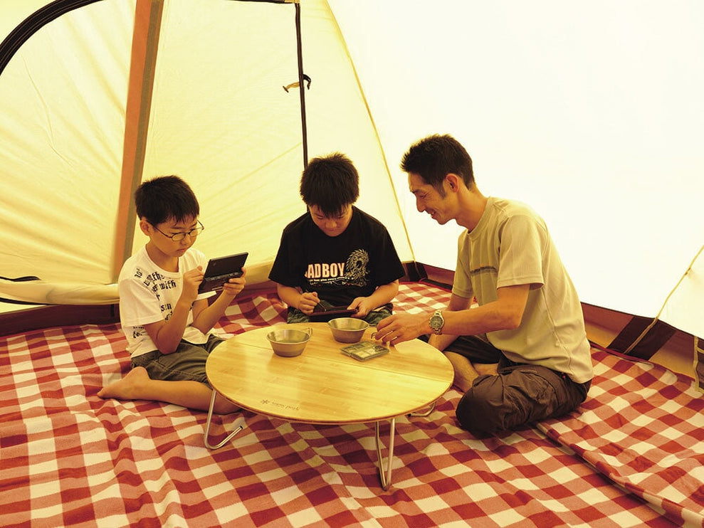 SNOW PEAK Single Acution Table Low M Outdoor Furniture Snow Peak 