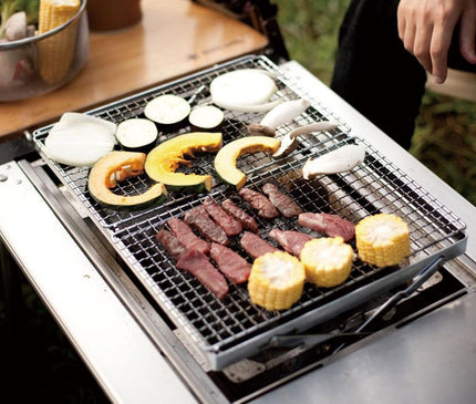 SNOW PEAK Stainless Half Grill Pro Fireplace Snow Peak 