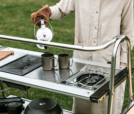 SNOW PEAK Stainless steel kitchen table Outdoor Furniture Snow Peak 