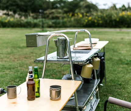 SNOW PEAK Stainless steel kitchen table Outdoor Furniture Snow Peak 