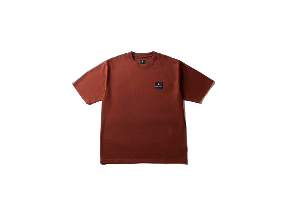 SNOW PEAK Standard Square Logo T-Shirt T-shirt Snow Peak Brown Small 