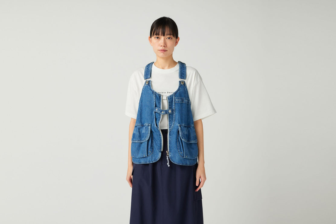 SNOW PEAK TAKIBI Denim Vest Jacket Snow Peak 