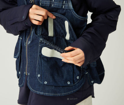 SNOW PEAK TAKIBI Denim Vest Jacket Snow Peak 