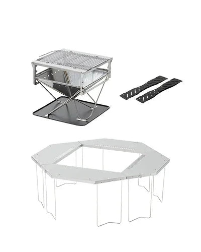 SNOW PEAK Takibi & Jikaro Firering Set Stove Fast Bundle 